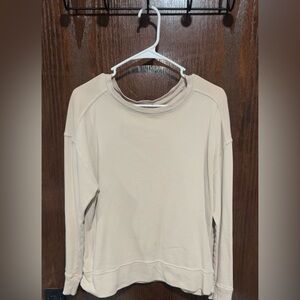 Women's Cream Long Sleeve Top